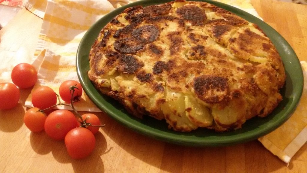 frittata di patate senza uova