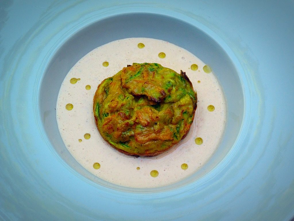 pasticcio di zucca e fiori